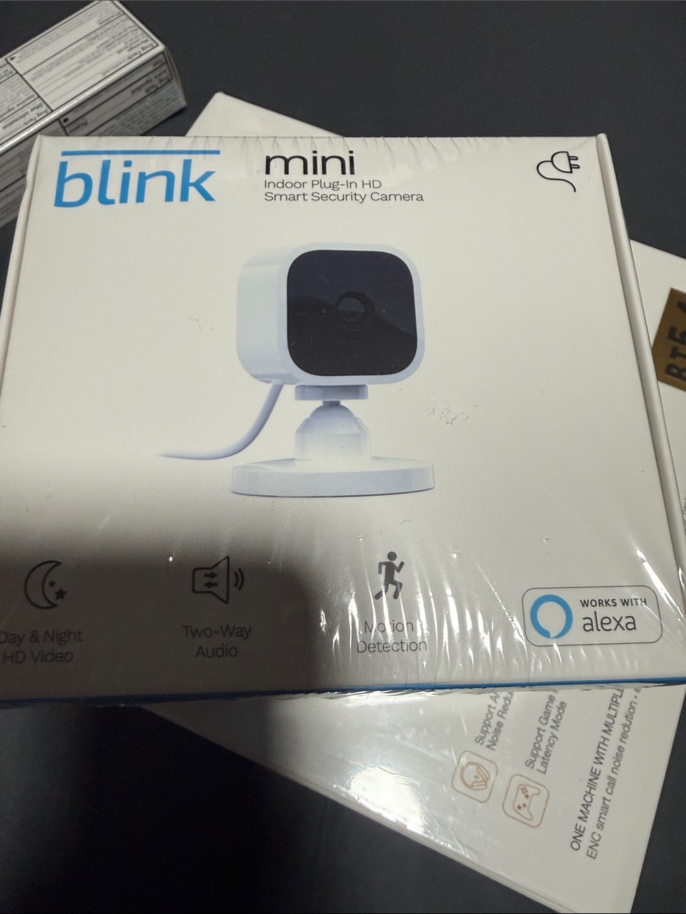 Blink Mini Indoor Plug-In Security Camera — White